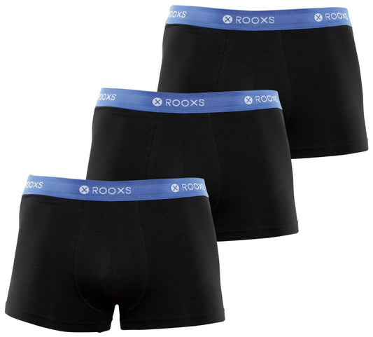 retroshorts schwarz blau