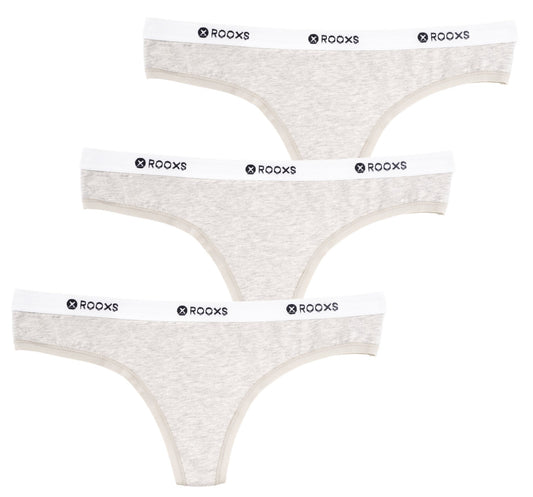 damen string tangas grau