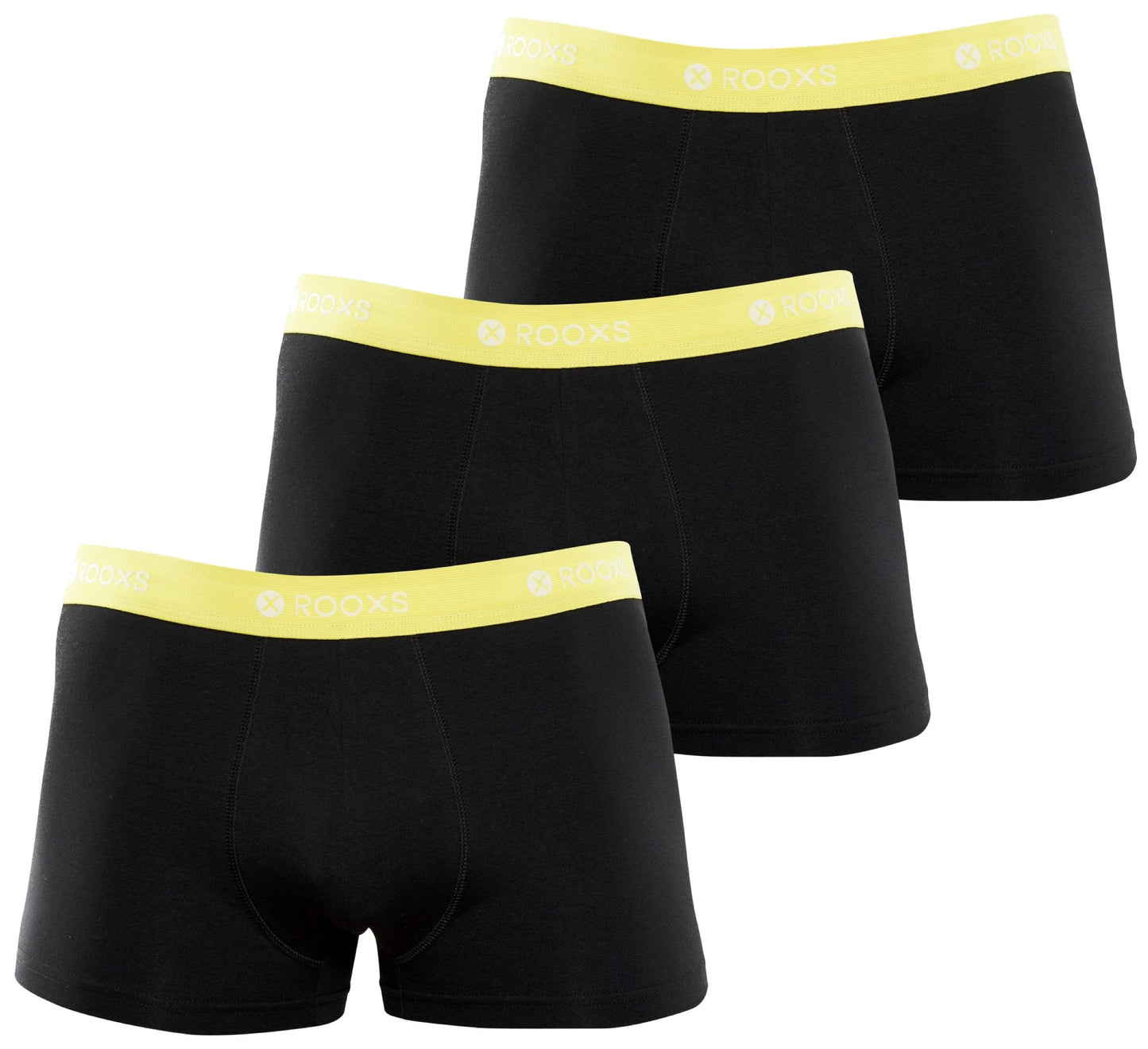 retroshorts schwarz gelb