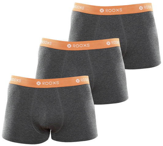 retroshorts grau orange