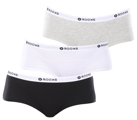 hipster panties schwarz weiß grau